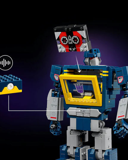 LEGO® Icons Transformers: Soundwave Model Kit Building Set for Adults 10358