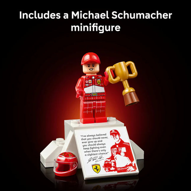 LEGO® ICONS™ Ferrari F2004 & Michael Schumacher