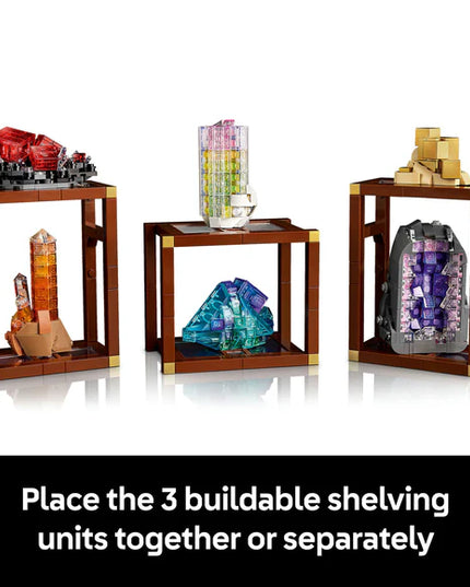 LEGO® Ideas Mineral Collection, Crystal Display Shelves, Living Room Decor 21362
