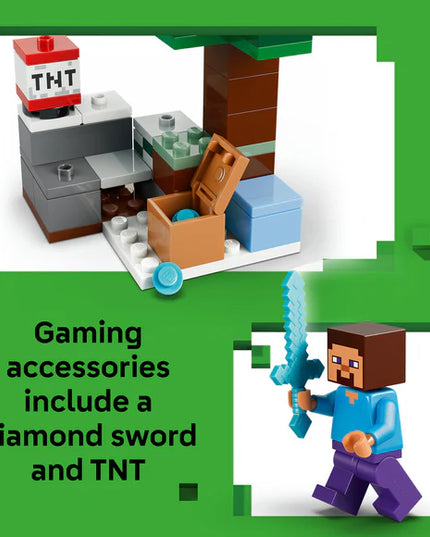 LEGO® Minecraft® Steve’s Taiga Adventure Gamer Gift 21583