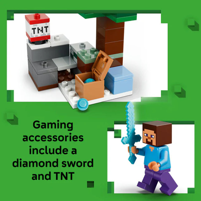 LEGO® Minecraft® Steve’s Taiga Adventure Gamer Gift 21583