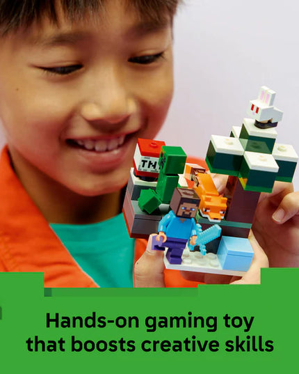 LEGO® Minecraft® Steve’s Taiga Adventure Gamer Gift 21583