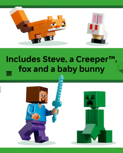 LEGO® Minecraft® Steve’s Taiga Adventure Gamer Gift 21583