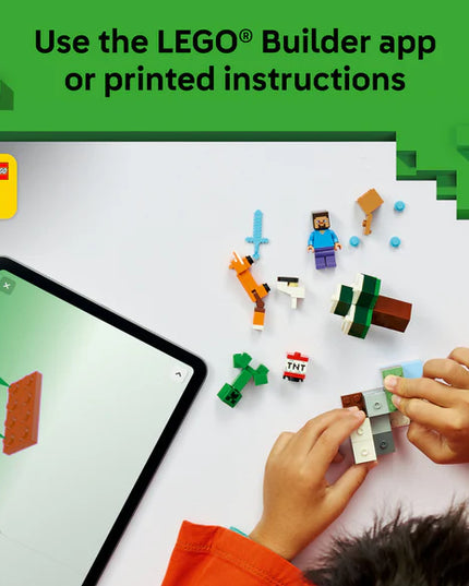 LEGO® Minecraft® Steve’s Taiga Adventure Gamer Gift 21583