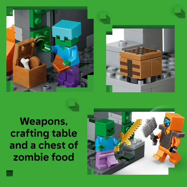 LEGO® Minecraft® Zombie Dungeon Gaming Building Toy 21587