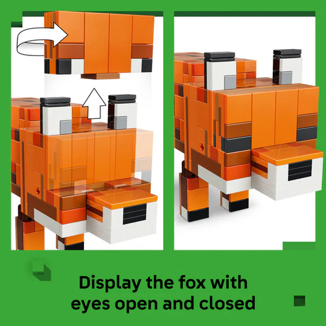 LEGO® Minecraft® The Fox Gaming Decoration Toy Gift 21588
