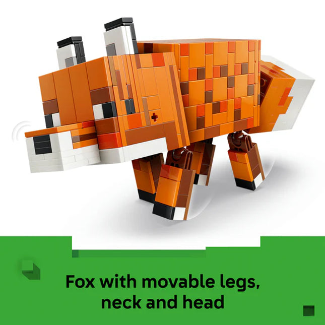 LEGO® Minecraft® The Fox Gaming Decoration Toy Gift 21588