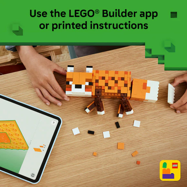 LEGO® Minecraft® The Fox Gaming Decoration Toy Gift 21588