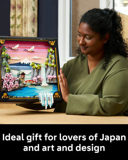 LEGO® Art Japanese Cherry Blossom Landscape Wall Art 31218