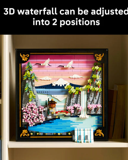 LEGO® Art Japanese Cherry Blossom Landscape Wall Art 31218