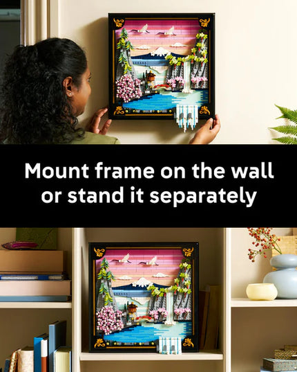 LEGO® Art Japanese Cherry Blossom Landscape Wall Art 31218