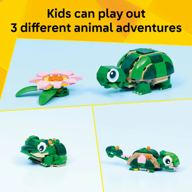 LEGO® Creator 3 in 1 Turtle with a Water Lily Flower 31377