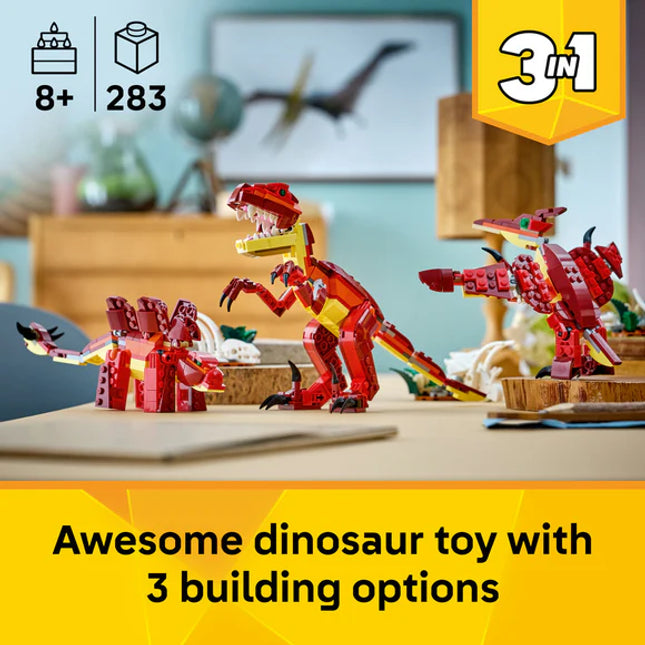 LEGO® Creator 3 in 1 Fierce Dinosaur Toy 31379