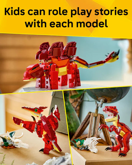 LEGO® Creator 3 in 1 Fierce Dinosaur Toy 31379