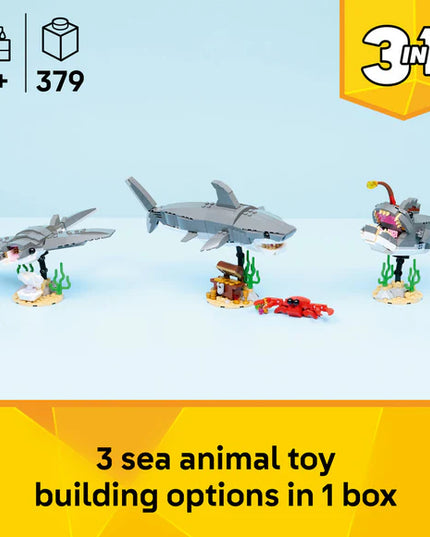 LEGO® Creator Fierce Shark with a Treasure Chest Toy 31381