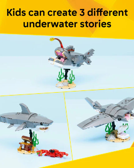 LEGO® Creator Fierce Shark with a Treasure Chest Toy 31381