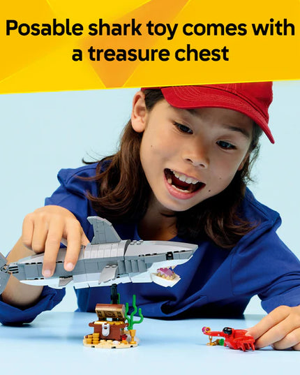 LEGO® Creator Fierce Shark with a Treasure Chest Toy 31381