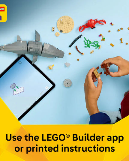 LEGO® Creator Fierce Shark with a Treasure Chest Toy 31381