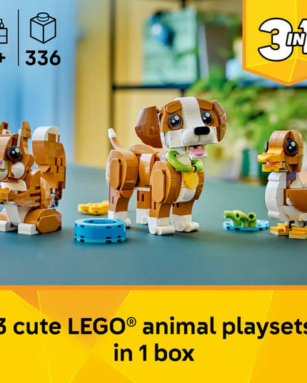 LEGO® Creator 3 in 1 Cute Animals: Playful Puppy Dog 31382