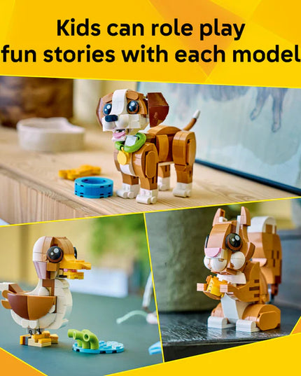 LEGO® Creator 3 in 1 Cute Animals: Playful Puppy Dog 31382