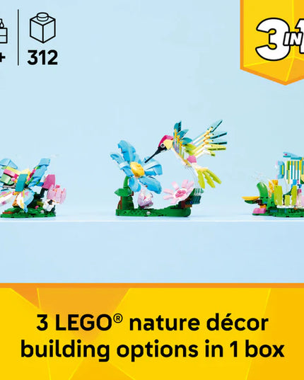 LEGO® Creator 3 in1 Wild Animals: Colourful Hummingbird Decor 31384