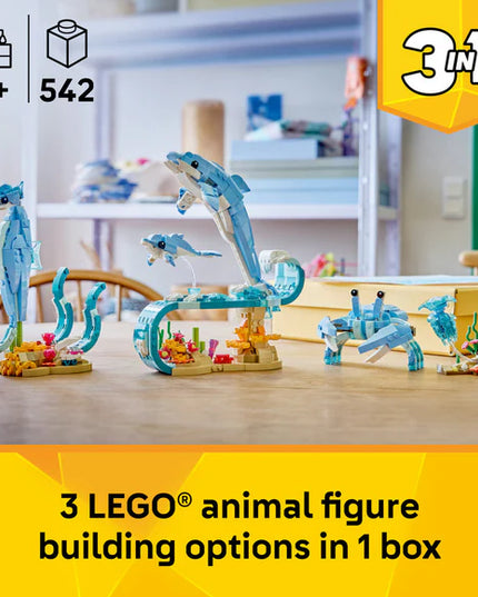 LEGO® Creator 3 in 1 Sea Animals: Beautiful Dolphins 31385