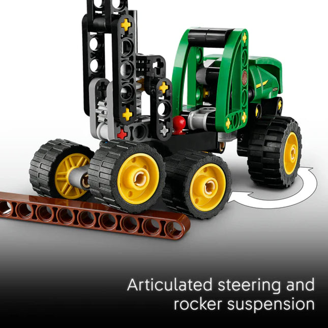 LEGO® Technic John Deere 1470H Wheeled Harvester Model Building Toy 42218