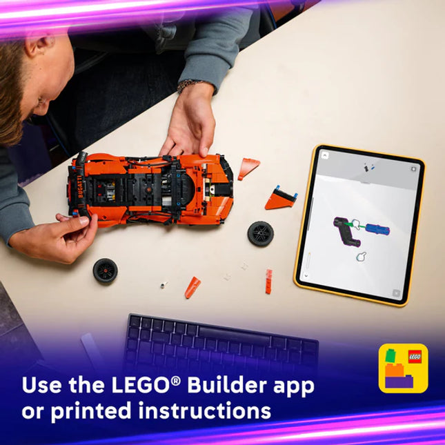 LEGO® Technic Bugatti Chiron Pur Sport Hypercar 42222