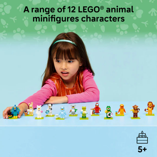 LEGO® Minifigures Animal Series 28 Mystery Box Toy (1 of 12 to Collect) 71051