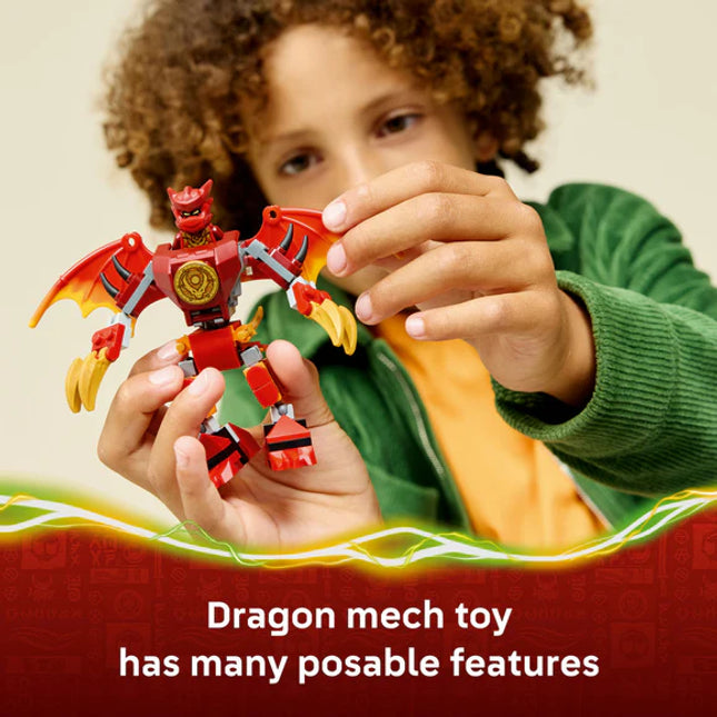 LEGO® NINJAGO® Kai’s Dragon Mech Battle Pack, Mech Toy 71851