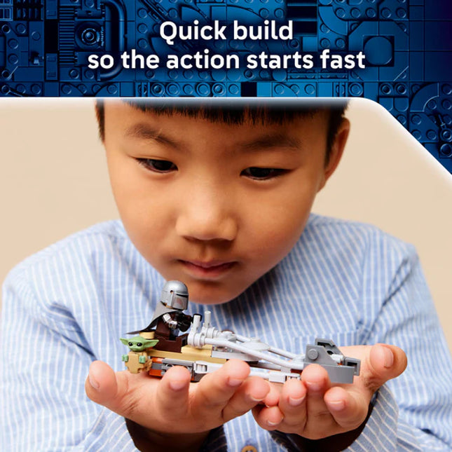 Star Wars The Mandalorian & Grogu's Speeder Bike 75436