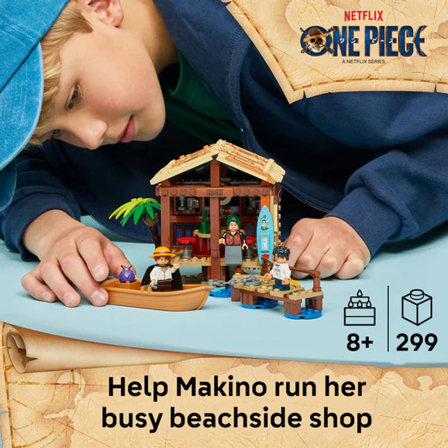 LEGO® ONE PIECE Windmill Village Hut Building Kit, Role-Play Pirate Toy 75636