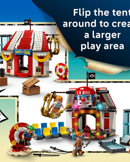 LEGO® ONE PIECE Buggy the Clown’s Circus Tent Model Building Kit 75637