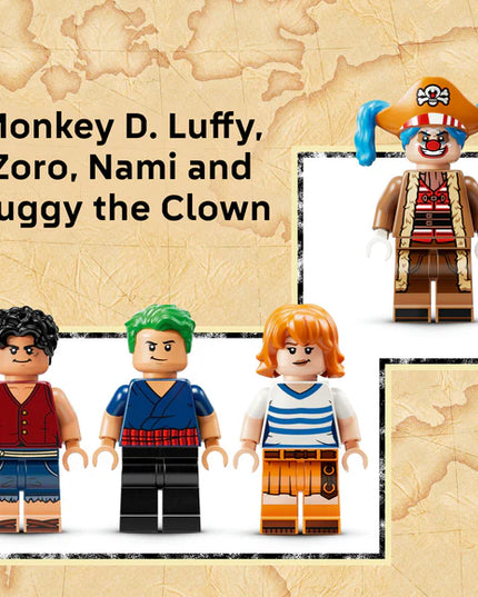LEGO® ONE PIECE Buggy the Clown’s Circus Tent Model Building Kit 75637
