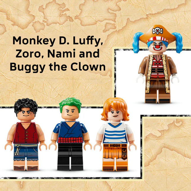 LEGO® ONE PIECE Buggy the Clown’s Circus Tent Model Building Kit 75637