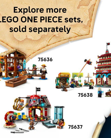 LEGO® ONE PIECE The Going Merry Pirate Ship, Boat Set Building Toy 75639