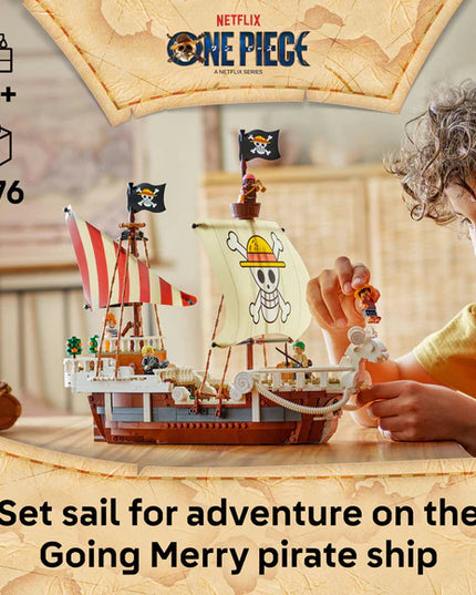 LEGO® ONE PIECE The Going Merry Pirate Ship, Boat Set Building Toy 75639