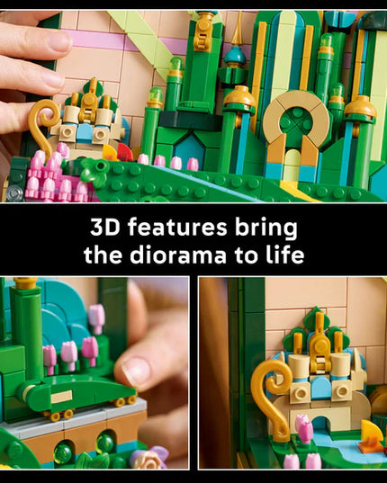 LEGO® Wicked Emerald City Wall Art Fantasy Decor Gift for Adults 75685