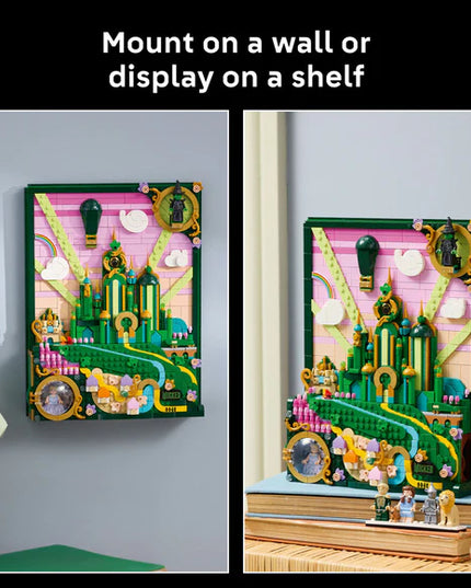 LEGO® Wicked Emerald City Wall Art Fantasy Decor Gift for Adults 75685