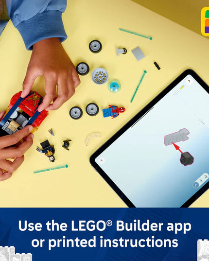 LEGO® ǀ Marvel Spider-Man Car vs. Venomized Wolverine Car Playset 76336