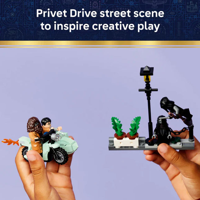 LEGO® Harry Potter™ Hagrid™ & Harry’s Privet Drive Escape 76459