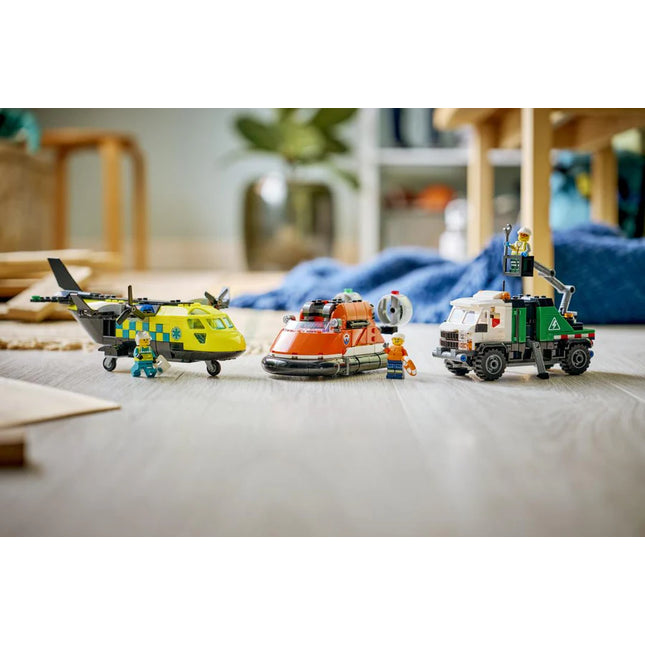 LEGO® City Airplane, Service Truck & Hovercraft Remix 60505