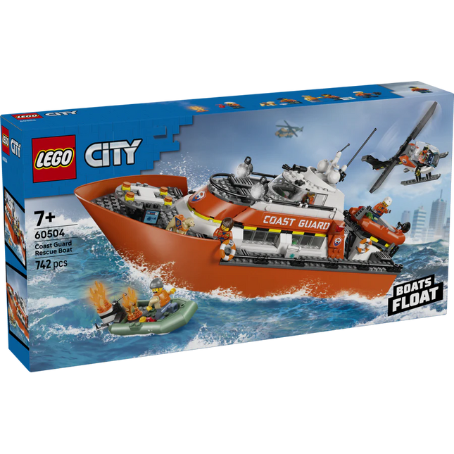 LEGO® City Coast Guard Rescue Boat & Helicopter 60504