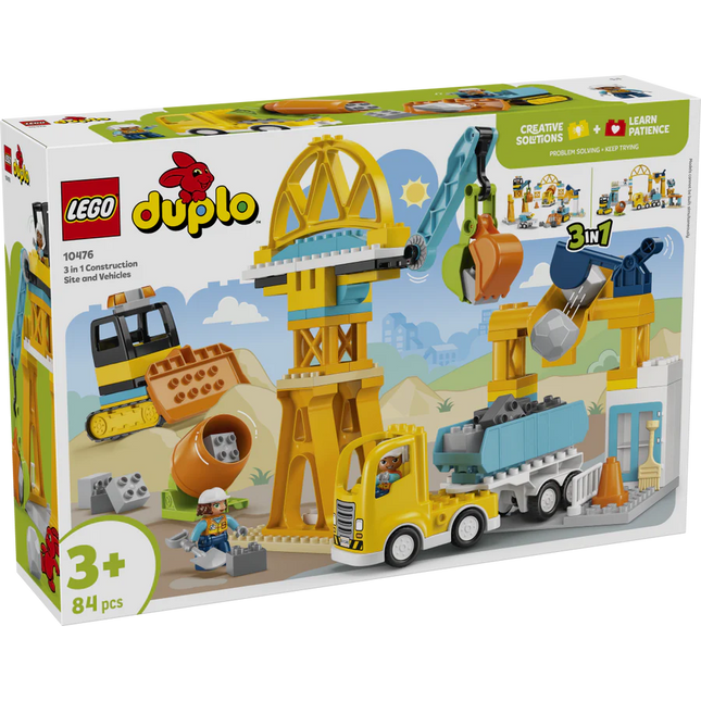LEGO® DUPLO® 3in1 Construction Site and Vehicles 10476