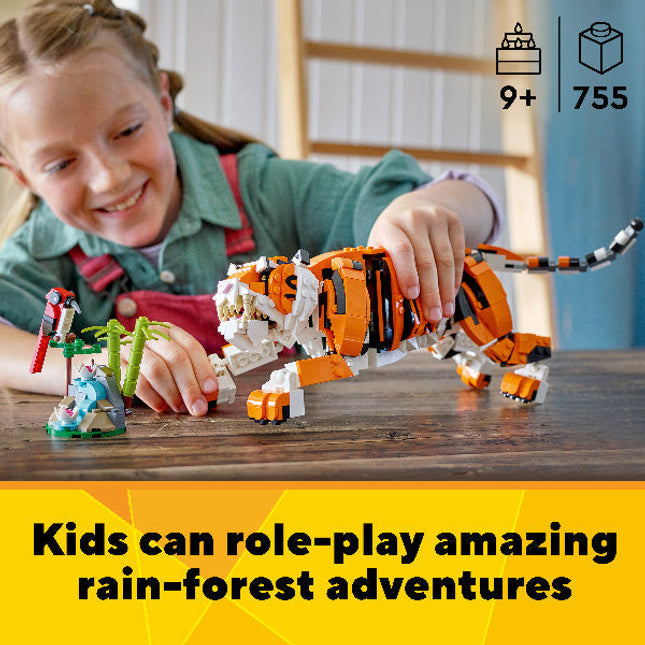 LEGO® Creator 3in1 Majestic Tiger Building Kit 31129