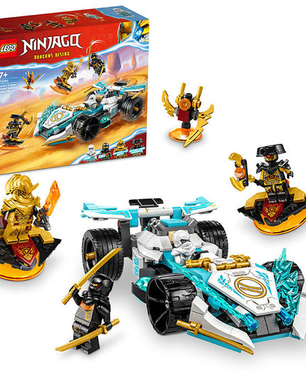 LEGO® NINJAGO® Zane’s Dragon Power Spinjitzu Racing Car Building Set 71791