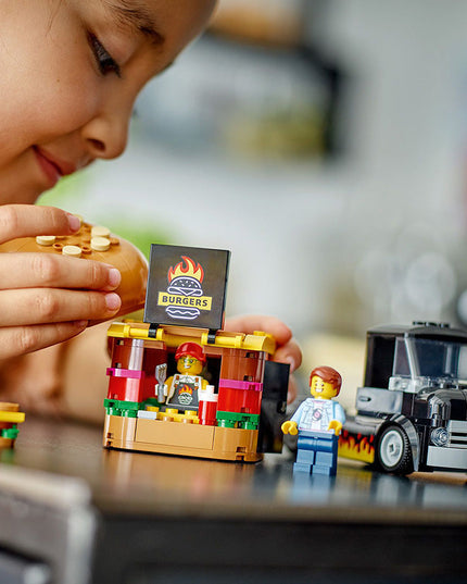 LEGO® City Burger Van, Food Truck Toy Playset 60404