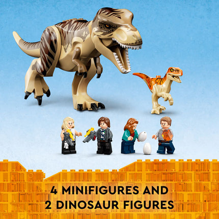 LEGO® Jurassic World T. rex & Atrociraptor Dinosaur Breakout 76948