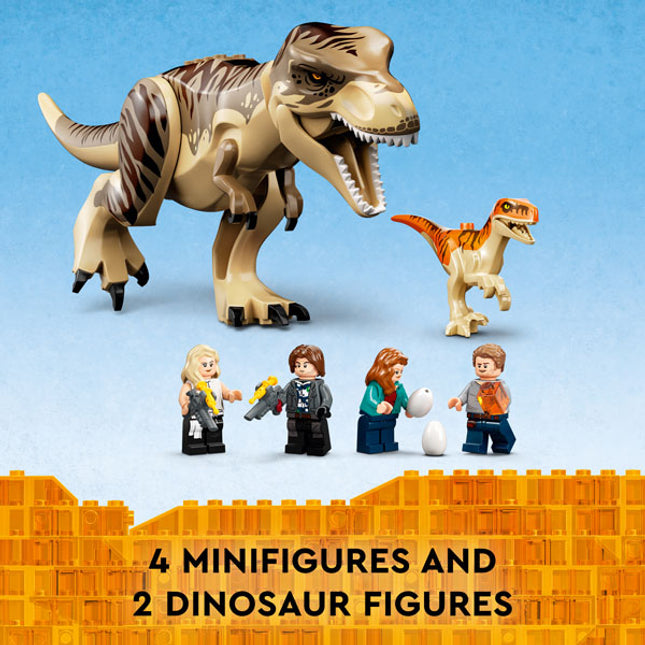 LEGO® Jurassic World T. rex & Atrociraptor Dinosaur Breakout 76948