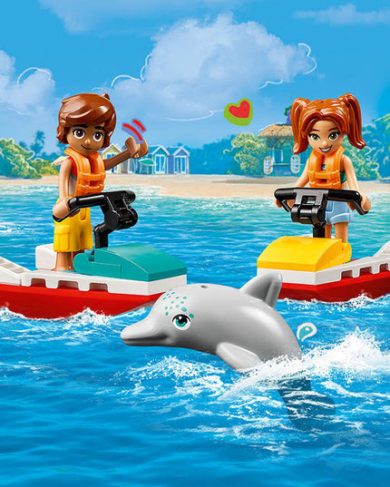 LEGO® Friends Beach Water Scooter Toy Mini-Doll Set 42623